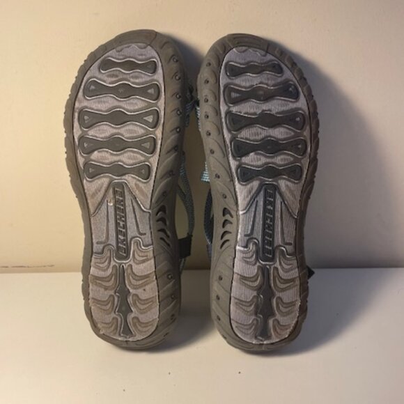 Skechers Regae - Irie Mon Sport Thong Sandals Blue Size 6 New - Picture 2 of 3